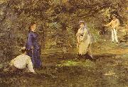 Edouard Manet Croquet-Partie oil on canvas